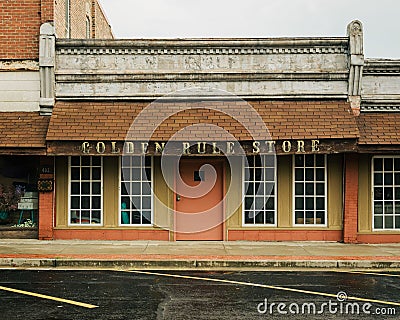 Golden Rule Store, on Route 66 in Galena, Kansas Editorial Stock Photo