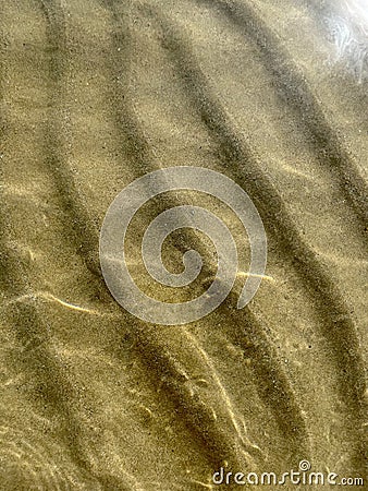 Golden sand Stock Photo