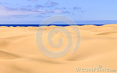 Golden sand horizons Stock Photo