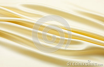 Golden satin Stock Photo