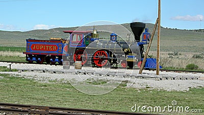 The Golden Spike National Monument Editorial Stock Photo