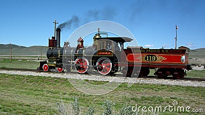 The Golden Spike National Monument Editorial Stock Photo