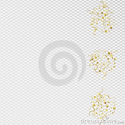 Golden Spiral Flying Vector Transparent Vector Illustration