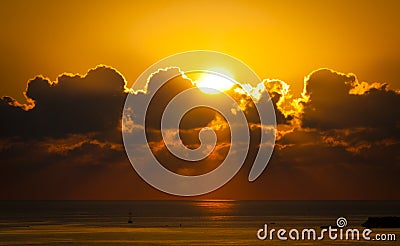 Golden Sunrise Stock Photo