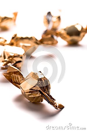 Golden sweets Stock Photo