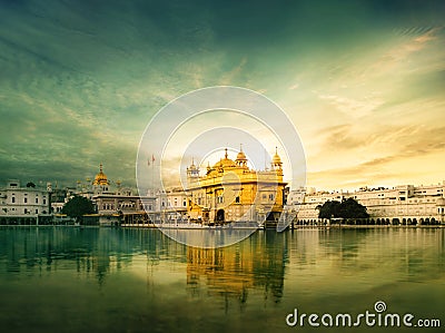 Golden temple amritsar,Harmandir Sahib Stock Photo