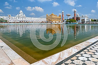 Golden Temple Harmandir Sahib, Amritsar, Punjab, India Stock Photo