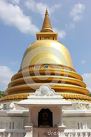 Golden Temple, Sri Lanka Stock Photo