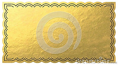 Golden Ticket Stock Photo