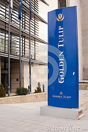 Golden Tulip Bucharest Editorial Stock Photo