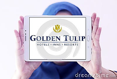 Golden Tulip hotels and resorts logo Editorial Stock Photo