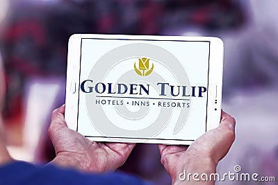 Golden Tulip hotels and resorts logo Editorial Stock Photo