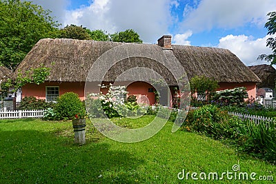 The Golden Vale Farmhouse, Bunratty Folk Park Editorial Stock Photo