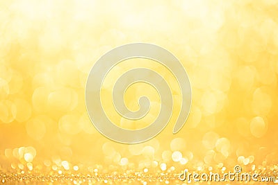 Golden and yellow circle background Stock Photo