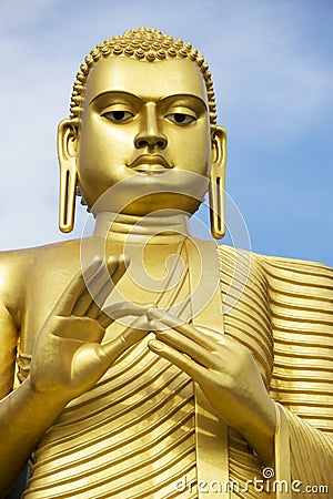 ... Site des Erbes UNESCO Welt, der goldene Tempel bei Dambulla, Sri Lanka.