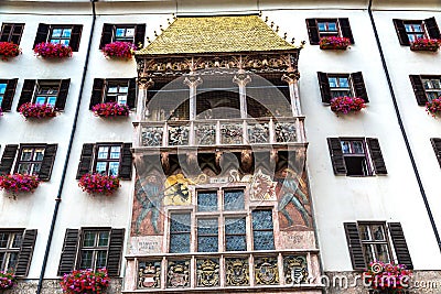 Goldenes dachl in Innsbruck Editorial Stock Photo