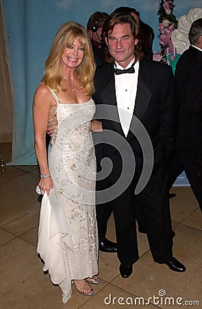 Goldie Hawn,Kurt Russell Editorial Stock Photo