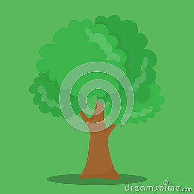 Goldilocks and the 3 bear tree 21 Vector Illustration