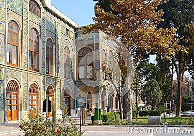 Golestan palace Stock Photo