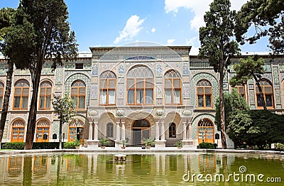 Golestan palace, Tehran, Iran Stock Photo