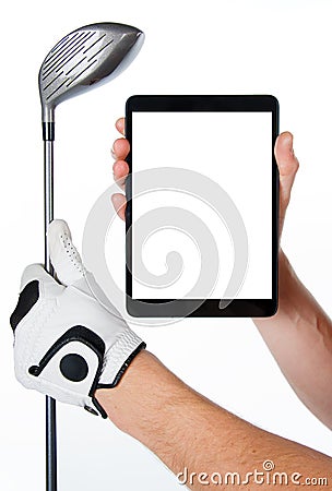 Golf accessories Stock Photo