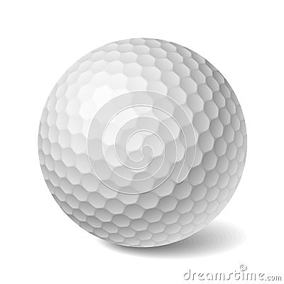 Golf ball Vector Illustration