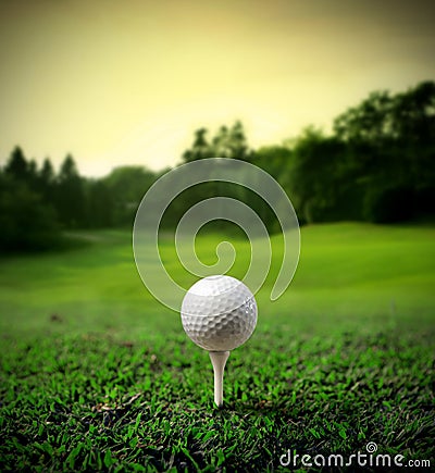 Golf ball Stock Photo