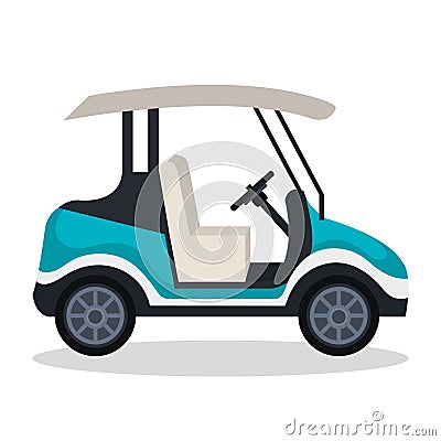 Golf cart icon Vector Illustration