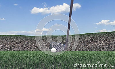 Golf club Cartoon Illustration