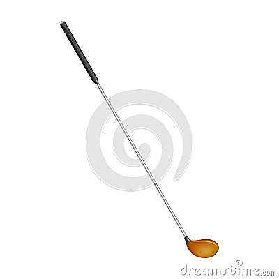 Golf club in retro design Vector Illustration