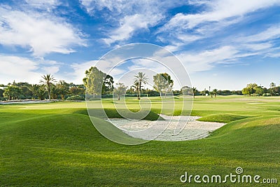 Golf course Stock Photo