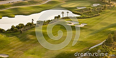 Golf course Stock Photo