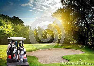 Golf course Stock Photo