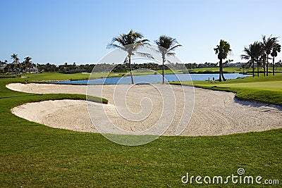 Golf course Stock Photo