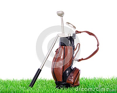 Golf equipment Stock Photo