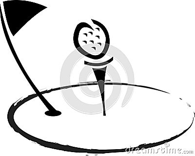 Golf Logo Vector Illustration