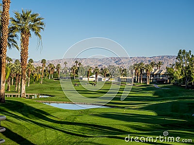 Golf at Marriott Villas, Palm Desert Editorial Stock Photo