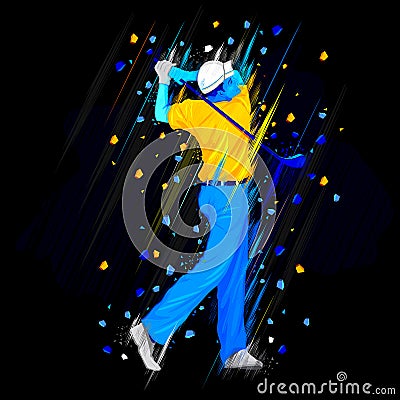 Golf Player player Vector Illustration