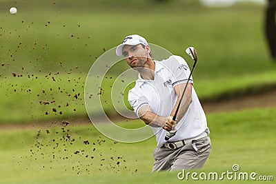 Golf Pro Sand Wedge Ball Editorial Stock Photo