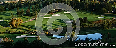 Golf Resort Stock Photo