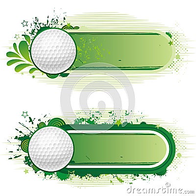 golf sport Vector Illustration