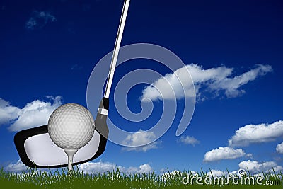 Golf Sport Theme Stock Photo