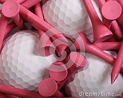 Golf Tees Stock Photo