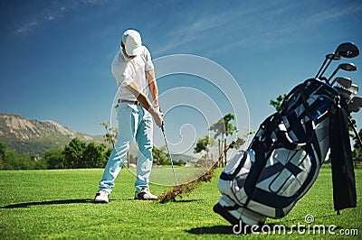 Golf vacation Stock Photo