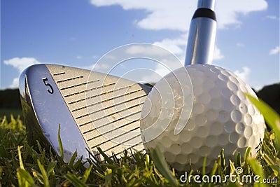 Golfball Stock Photo