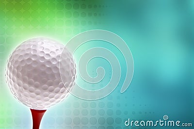 Golfing Stock Photo