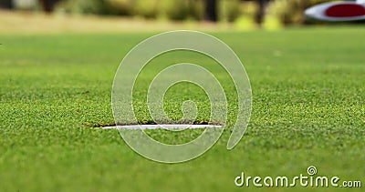 Golfspieler, der Golf spielt stock video footage Golfspieler, der Golf spielt stock video footage