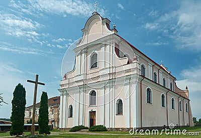 Golshany, Belarus the monastery. Stock Photo