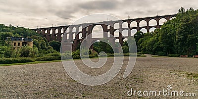 Goltzschtalbrucke railway bridge in Germany Stock Photo