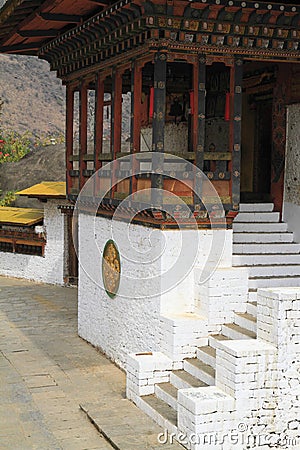 Gom Kora Trashigang, Bhutan Stock Photo